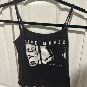 Mighty Fine Black Live Music Camisole